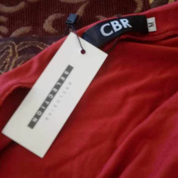 CBR Rose colored dress off shoulder 1 sleeve - Picture 6 of 16